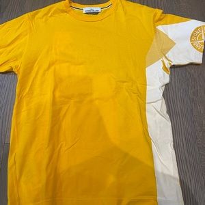 Stone island tshirt with printed logo